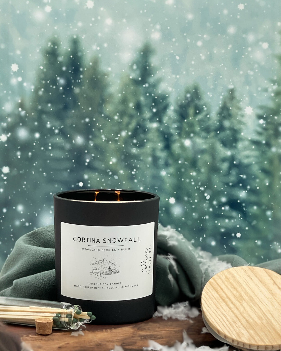 Cortina Snowfall | Woodland Berries & Plum
