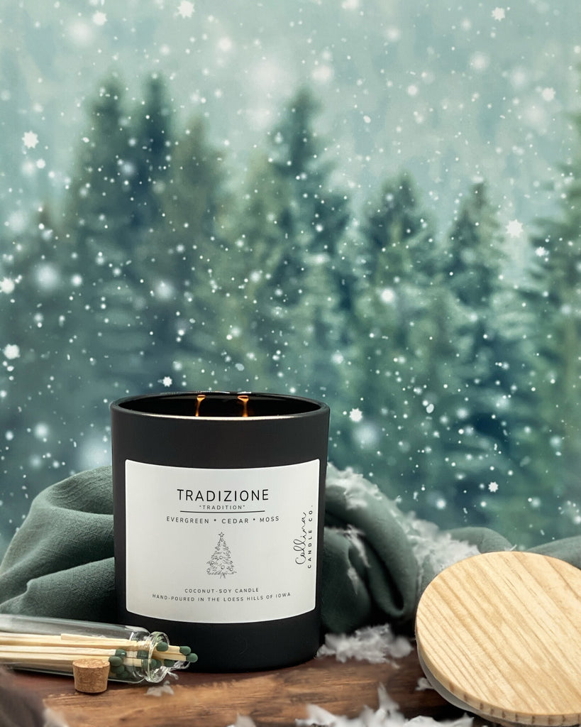 JACOB COHEN センティッド キャンドル Limited Edition Tradizione – Winter & Holiday Candle & Melt | Evergreen, Cedar